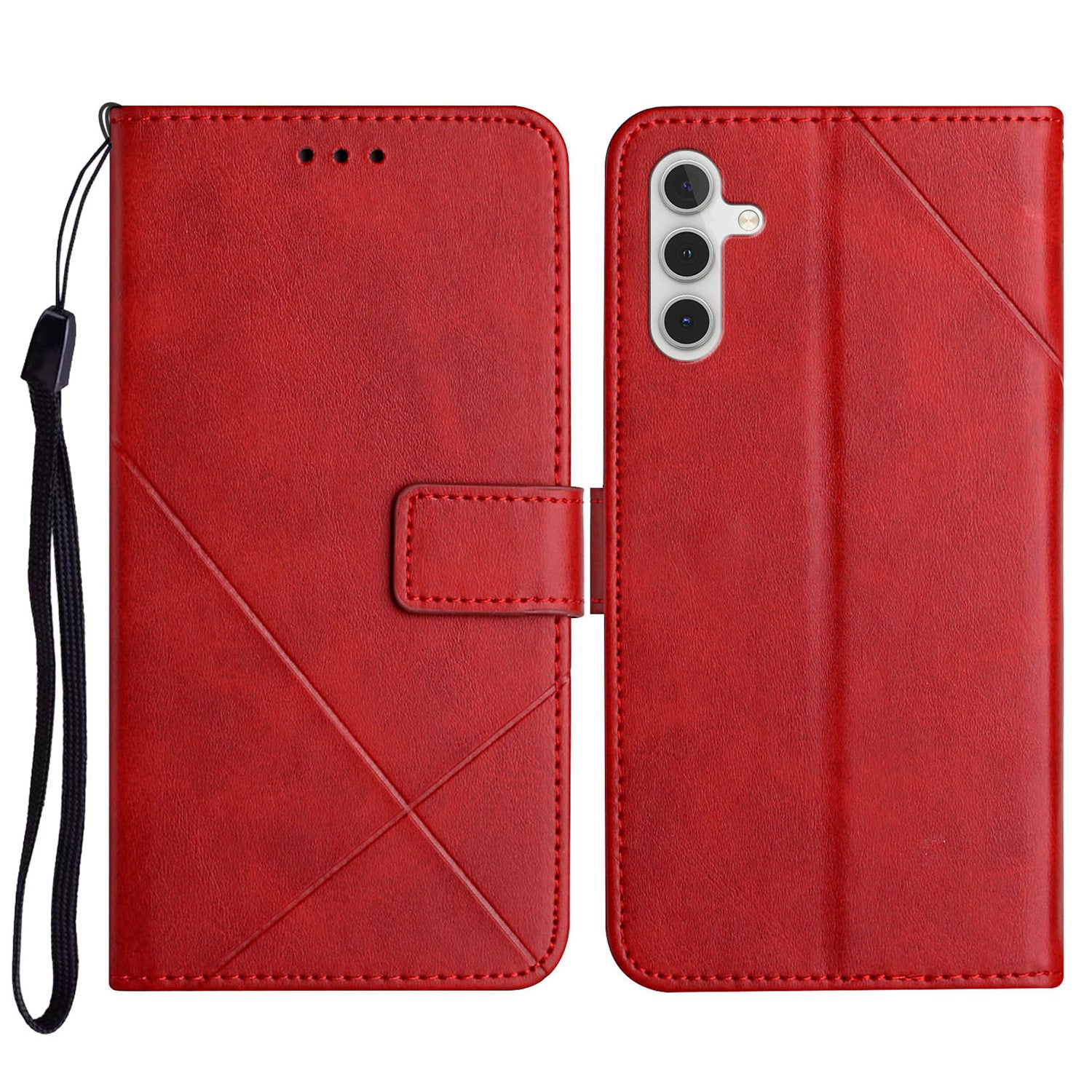 Leather Phone Cover for Samsung Galaxy S23 FE Wallet Stand Imprinted Phone Case Leather Phone Cover for Samsung Galaxy S23 FE Wallet Stand Imprinted Phone Case